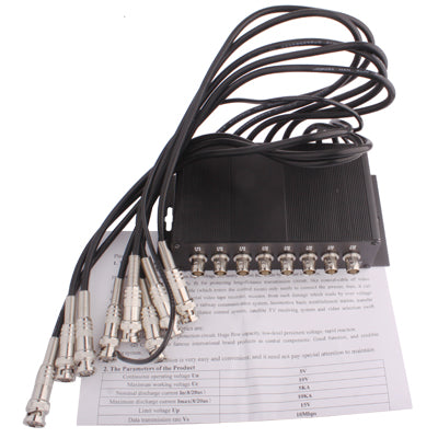 8 Channel CCTV BNC Surge Arrester Surge Protector Device (CoaxJK/ V8), CoaxJK/ V8 8 Channel CCTV BNC Surge Arrester Surge Protector Device (CoaxJK/ V8), CoaxJK/ V8